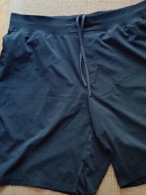 Lululemon Men's Athletic shorts Size XL T.H.E. style Linerless Navy
